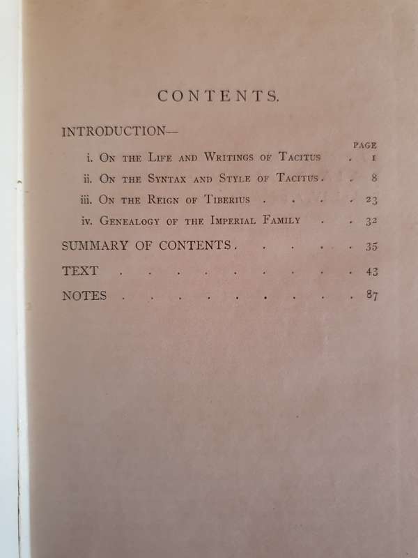 Cornelii Taciti Annalium Liber I (Hardcover)