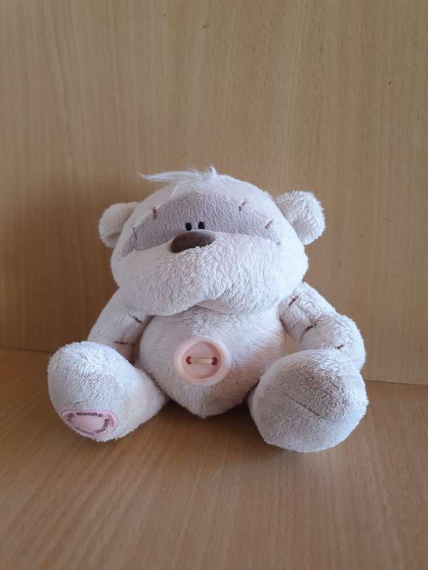 Small Fizzy Moon Teddy Bear - 15cm x 10cm height 12cm
