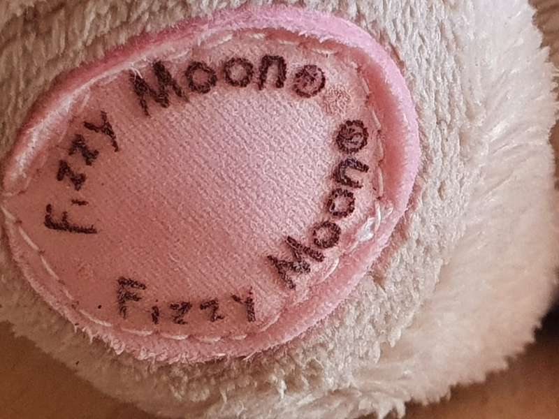 Small Fizzy Moon Teddy Bear - 15cm x 10cm height 12cm