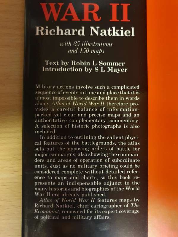 Atlas of World War II : Richard Natkiel (Hardcover)