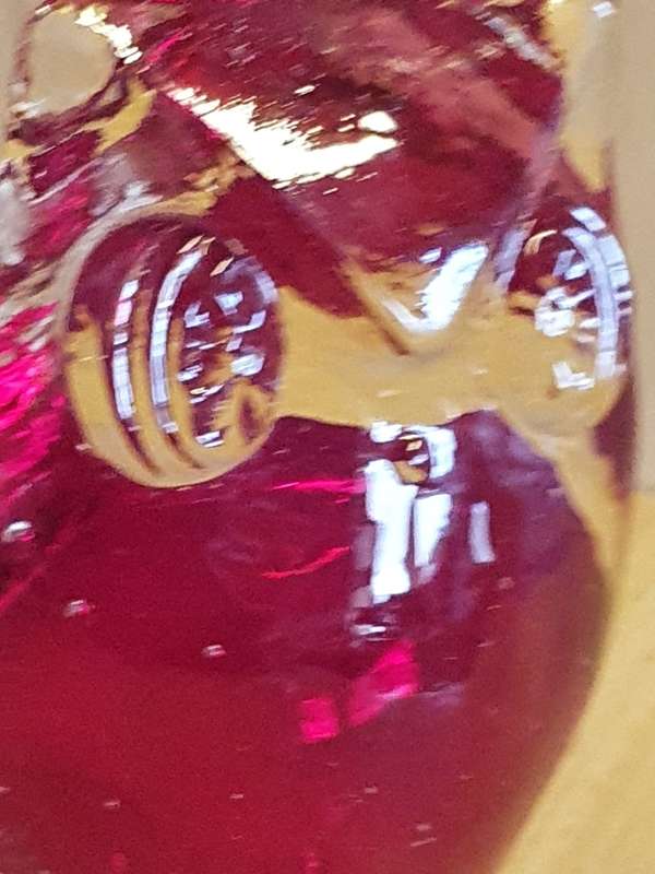 Glass Owl Figurine (height 10cm width 7cm depth 4cm)