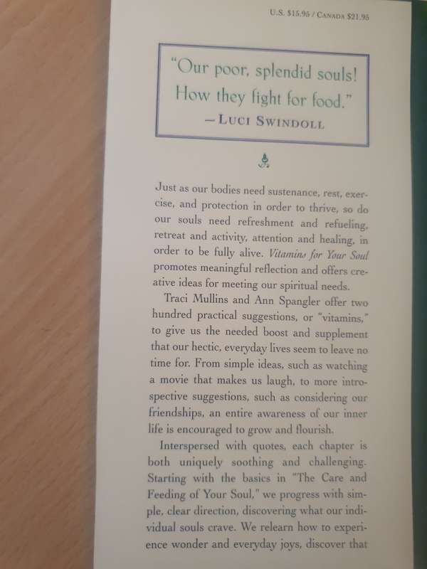 Vitamins for Your Soul - 200 Ways to Nurture Your Spiritual Life: Traci Mullins, Ann Spangler
