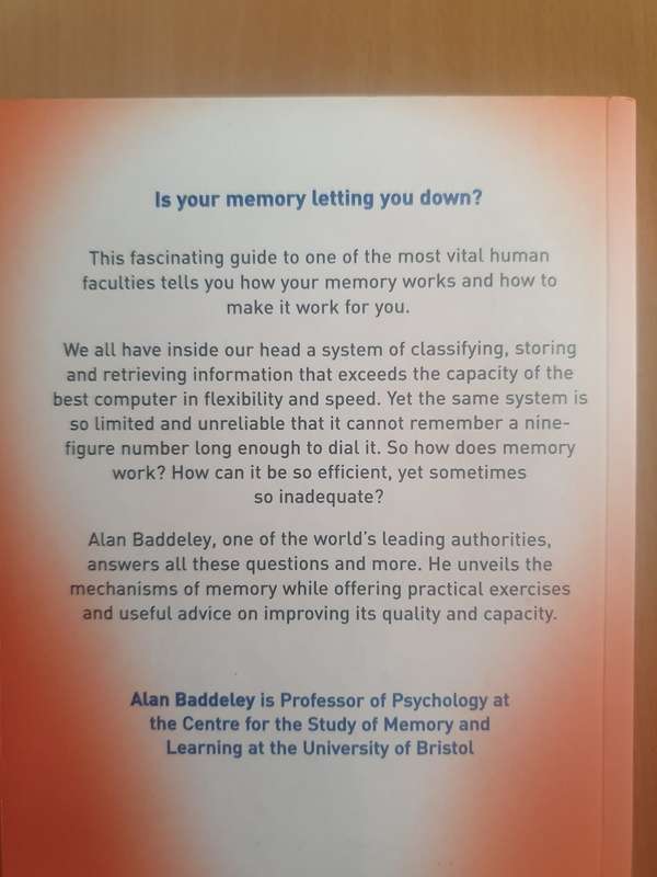 Your Memory - A User`s Guide: Alan Badderley (Paperback)