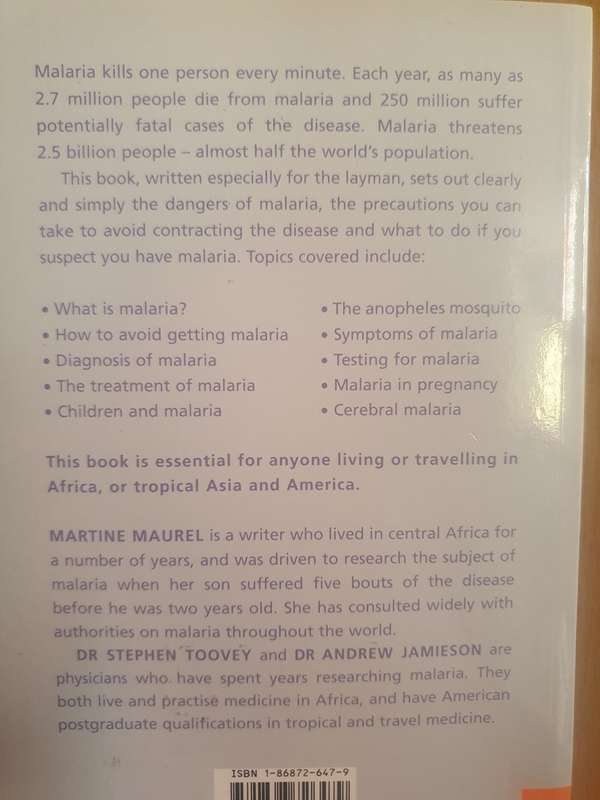 A Layman`s Guide to Malaria: Martine Maurel (Paperback)