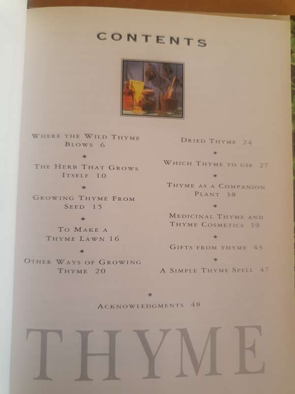 Book of Thyme : Jackie French (Hardcover)