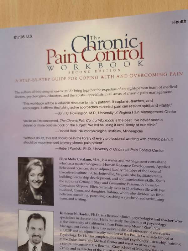 The Chronic Pain Control Workbook : Ellen Mohr Catalano & Kimeron N. Hardin (Paperback)
