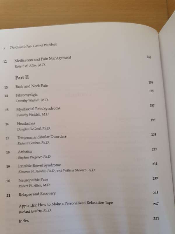 The Chronic Pain Control Workbook : Ellen Mohr Catalano & Kimeron N. Hardin (Paperback)