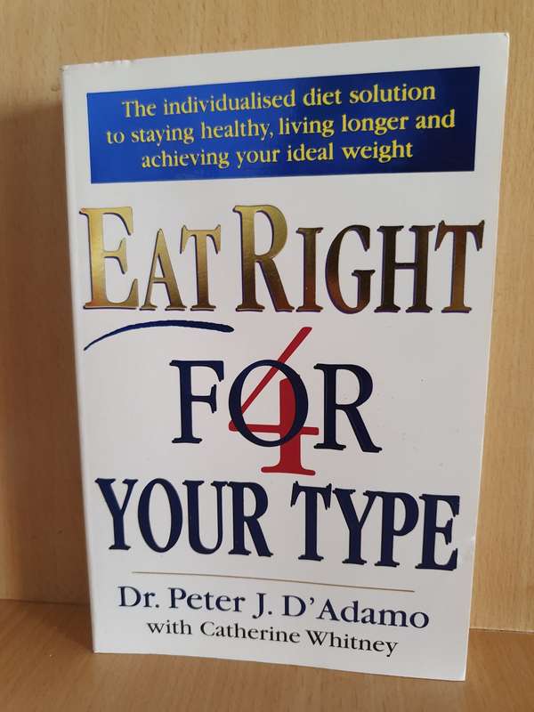 Eat Right for Your Diet Dr. Peter J.D`Adamo (Paperback)