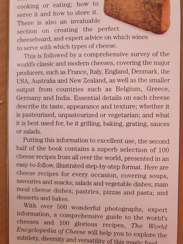The World Encyclopedia of Cheese : Juliet Harbutt with recipes by Roz Denny (Hardcover)