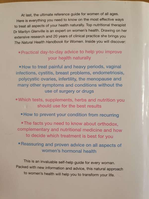 The Natural Health Handbook for Women : Marilyn Glenville PhD (Hardcover)