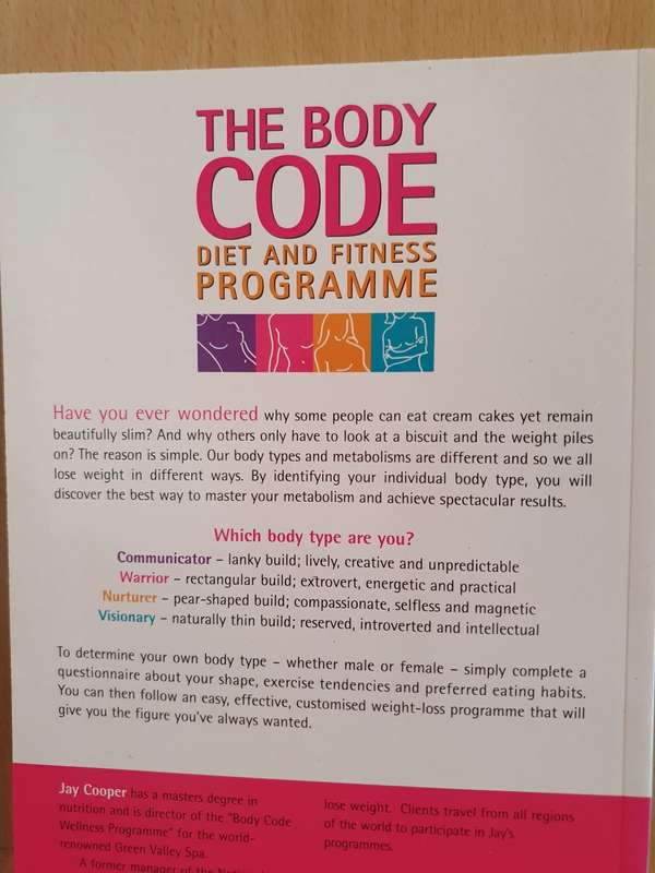 The Body Code Diet and Fitness Programme: Jay Cooper (Paperback)