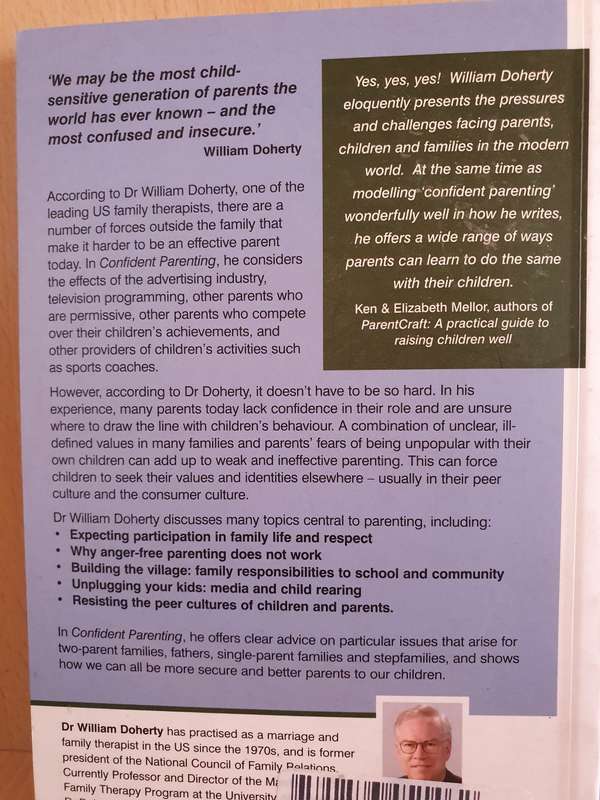 Confident Parenting: Dr William Doherty (Paperback)