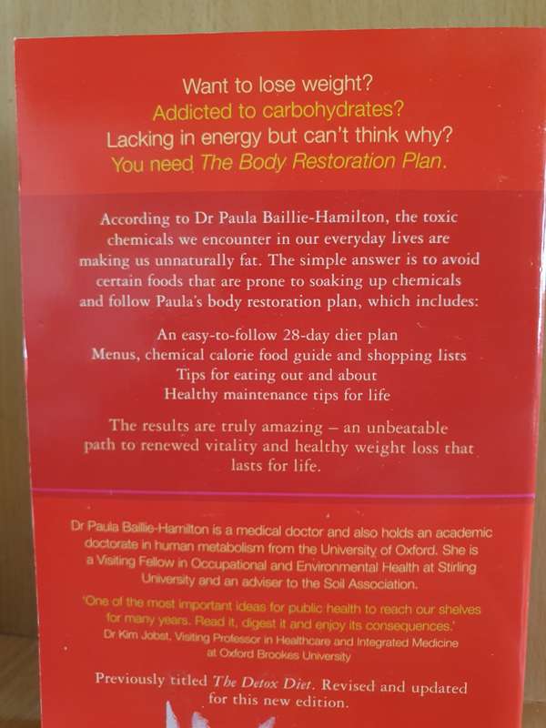 The Body Restoration Plan - Kickstart natural weight loss : Dr Paula Bailie-Hamilton (Paperback)