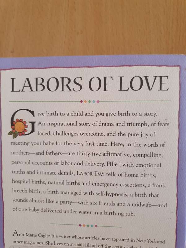 Labor Day - Shared Experiences from The Delivery Room Edited by Ann-Marie Giglio (Paperback)