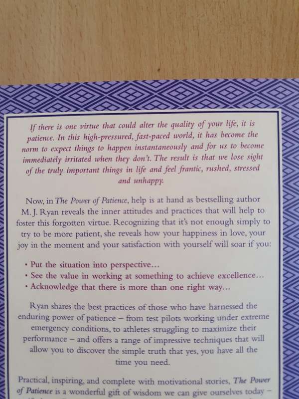 The Power of Patience: M.J. Ryan (Paperback)