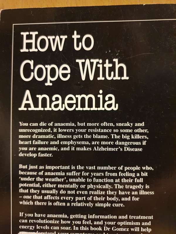 How to Cope with Anaemia: Dr Joan Gomez (Paperback)