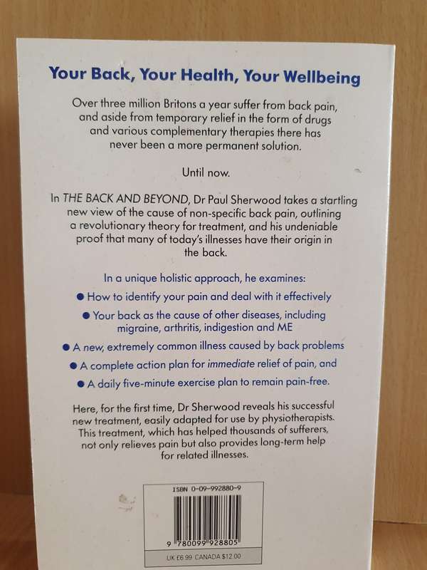 The Back and Beyond - The Hidden Effects of Back Problems on Your Health: Dr Paul Sherwood