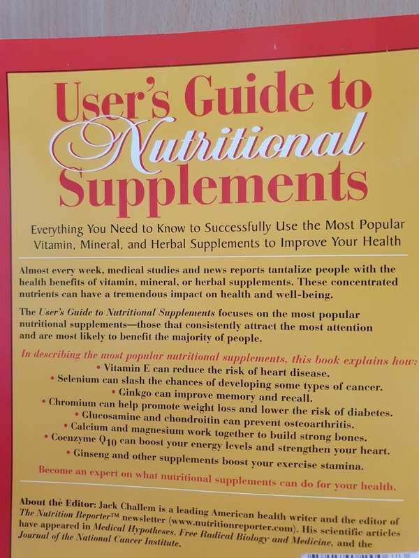 User`s Guide to Nutritional Supplements: Jack Callem (Paperback)
