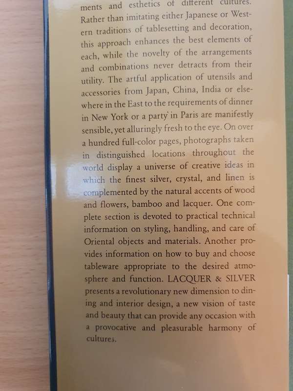 Lacquer & Silver - Oriental Elegance for Western Tables: Fumi Kimura (Hardcover)
