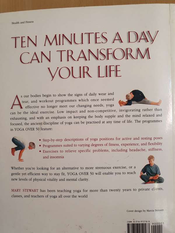 Yoga over 50 (The way to vitality, health and energy) Mary Stewart (Paperback)