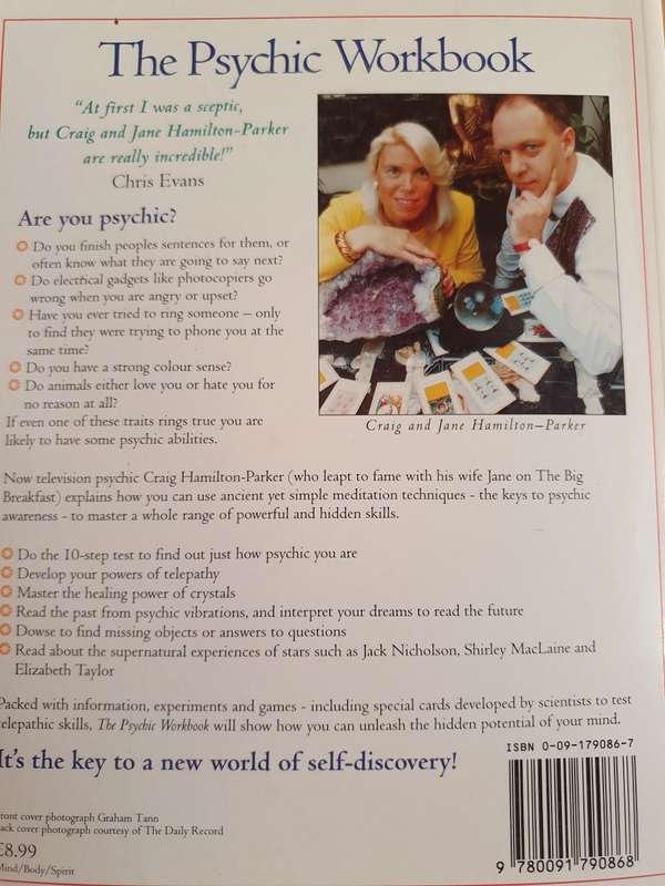 The Psychic Workbook - Discover and enhance your hidden psychic powers: Craig Hamilton-Parker