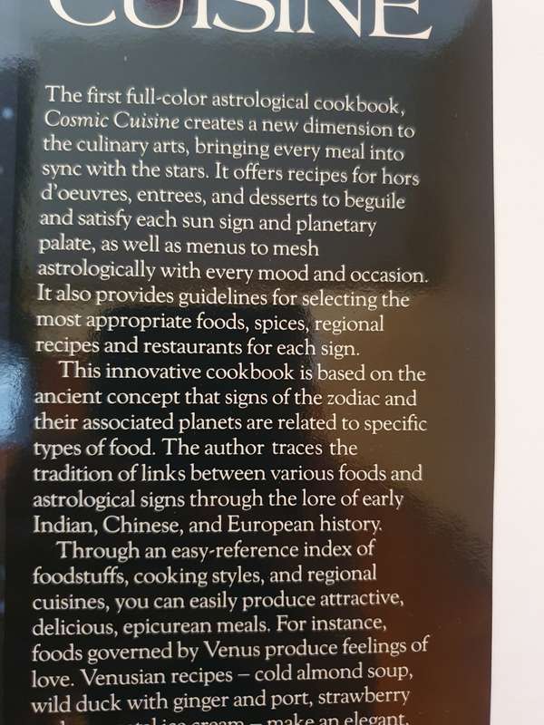 Cosmic Cuisine - The Astrological Cookbook: Tom Jaine (Hardcover)
