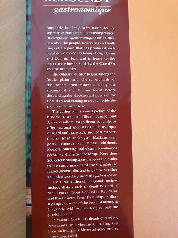 Burgundy Gastronomique : Olivia Callea (Hardcover)