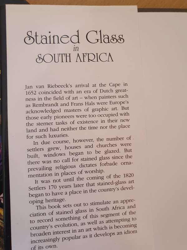 Stained Glass in South Africa : John Oxley (Hardcover)
