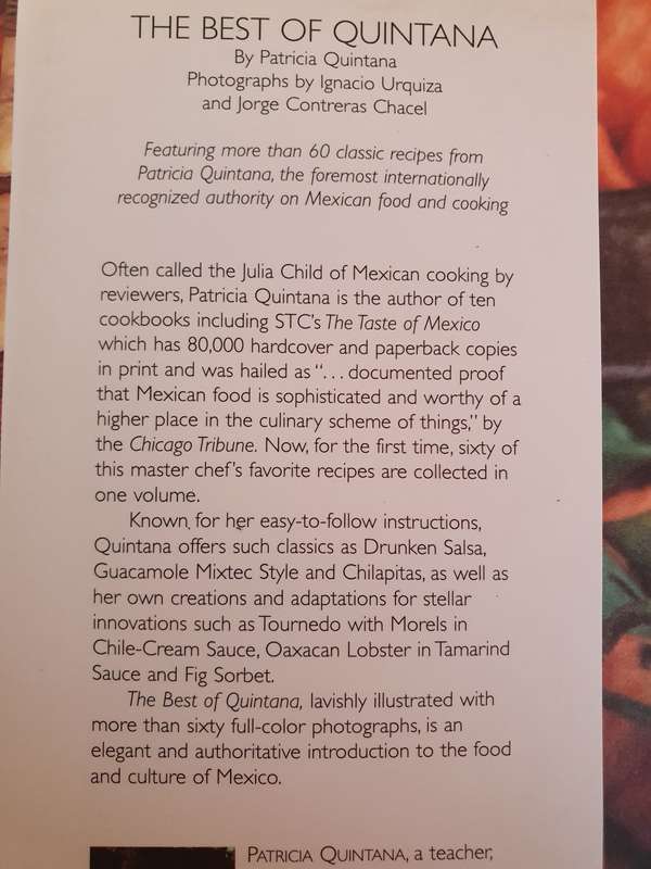 The Best of Quintana by Patricia Quintana (Hardcover)