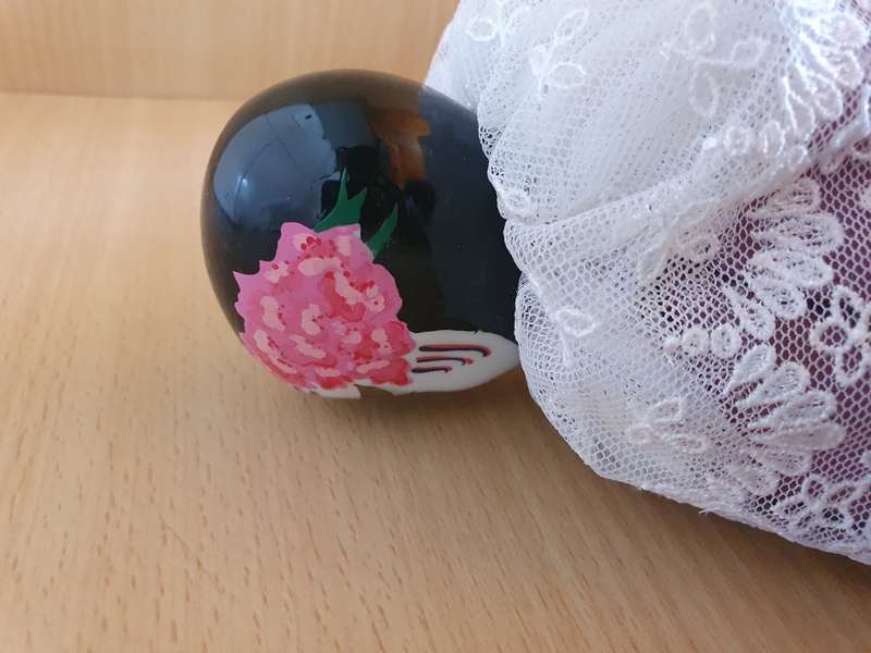 Vintage Porcelain Harlequin Doll