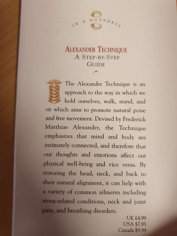 Alexander Technique : A Step-by-Step Guide : Ailsa Masterton (Hardcover)