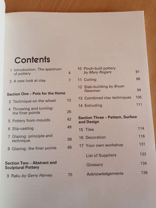 Pottery - A modern guide to the art of pottery making : Tony Birks (Paperback)