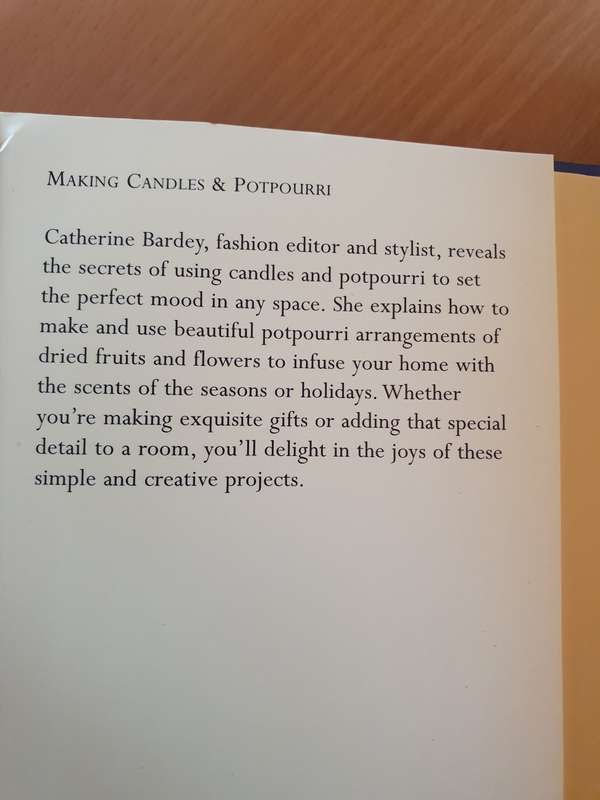 Making Candles & Potpourri : Catherine Bardey (Hardcover)