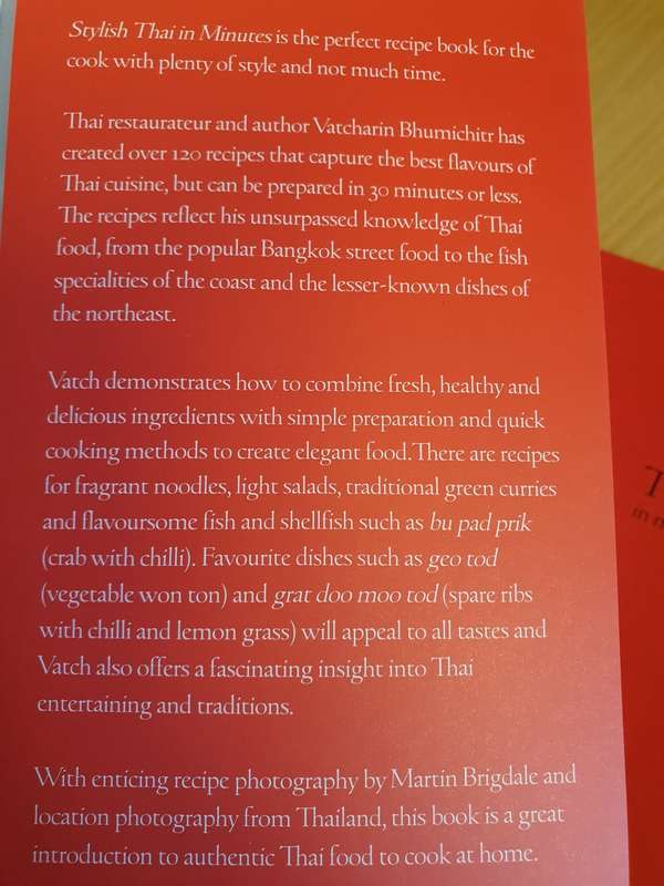 Stylish Thai in Minutes - Over 120 inspirational recipes: Vatcharin Bhumichitr (Paperback)