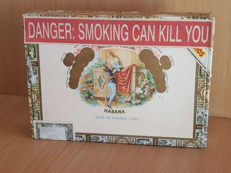 Wooden Cuban Cigar Box