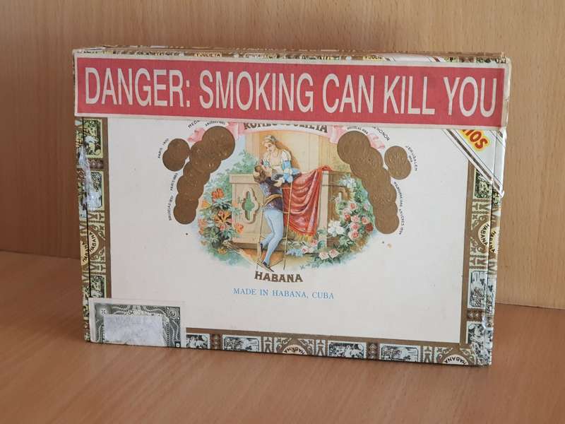 Wooden Cuban Cigar Box
