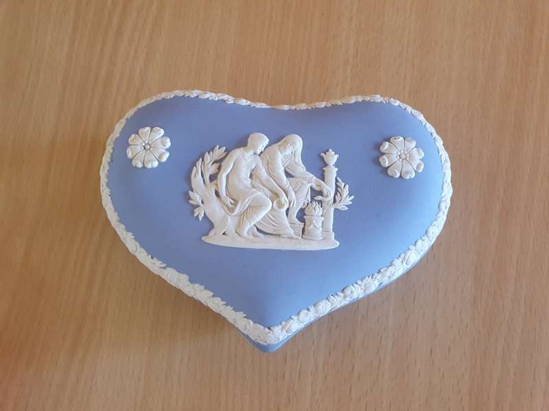 Heart Shaped Wedgwood Trinket Dish - Made in England