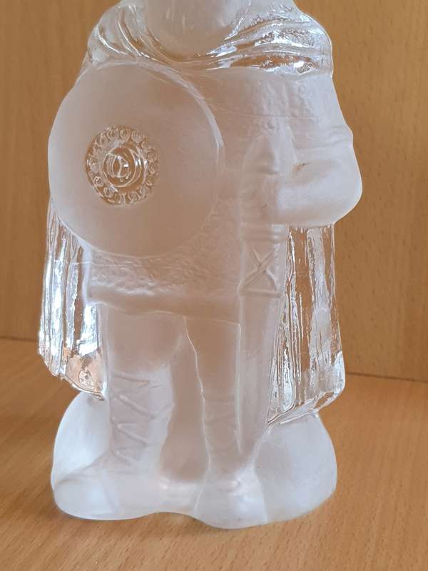 Nybro Glass Viking Figurine, Made in Sweden