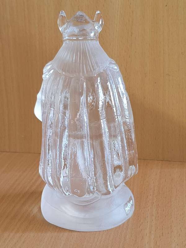 Nybro Glass Viking Figurine, Made in Sweden