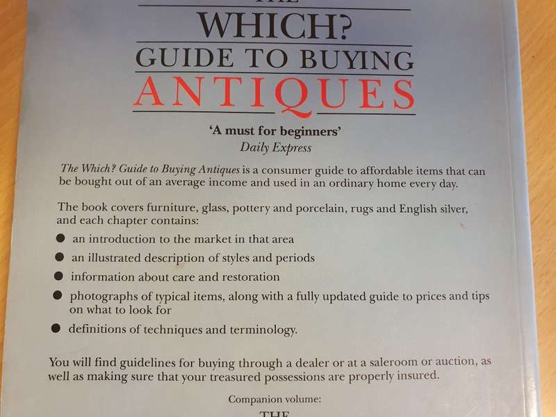 The Which?  Guide to Buying Antiques  (Paperback)
