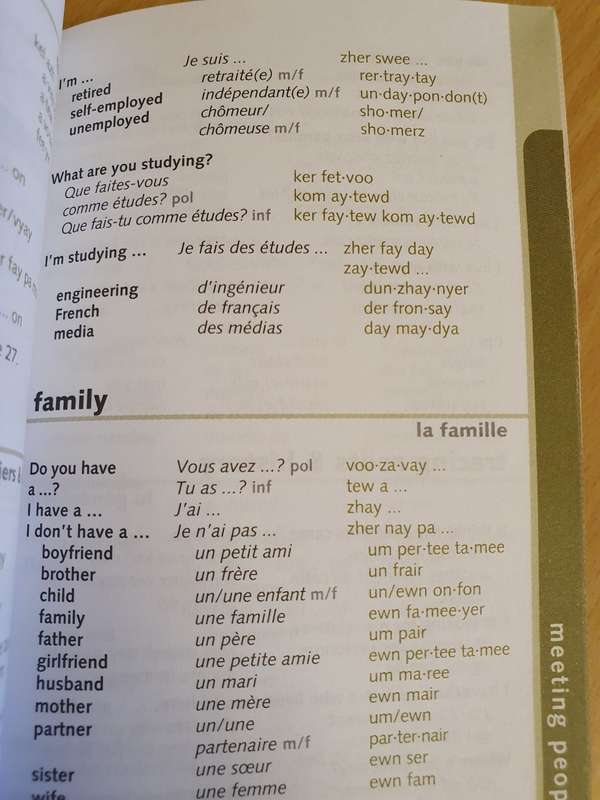Lonely Planet - French Phrasebook