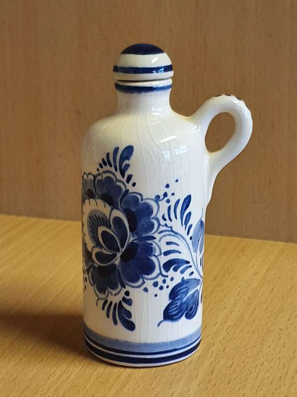 Small Blue & White Handpainted Delft Jug - 10cm x 4cm