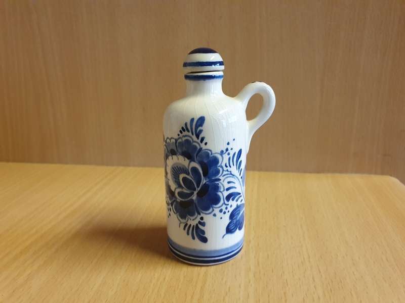 Small Blue & White Handpainted Delft Jug - 10cm x 4cm