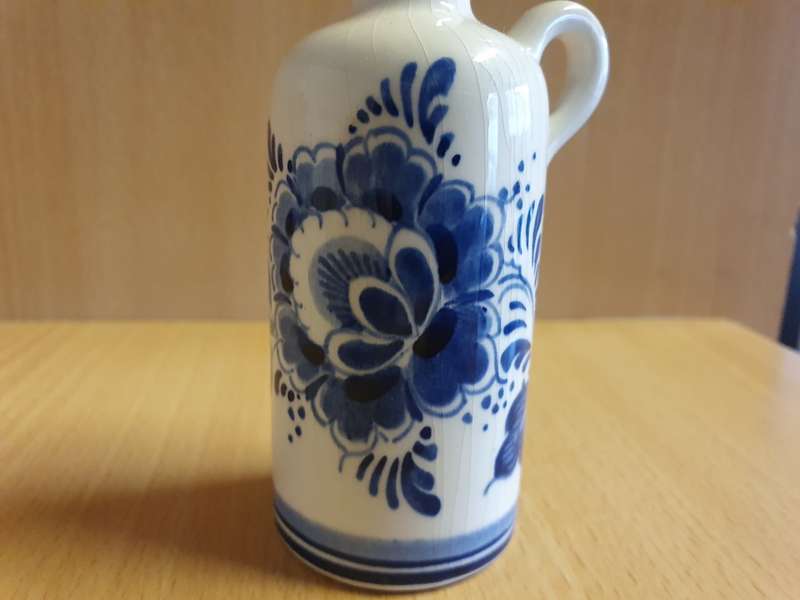 Small Blue & White Handpainted Delft Jug - 10cm x 4cm