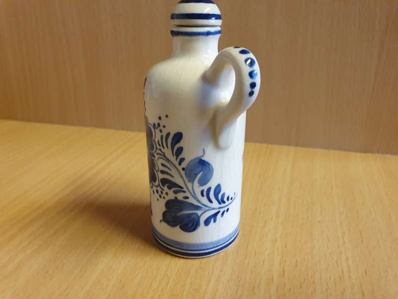 Small Blue & White Handpainted Delft Jug - 10cm x 4cm