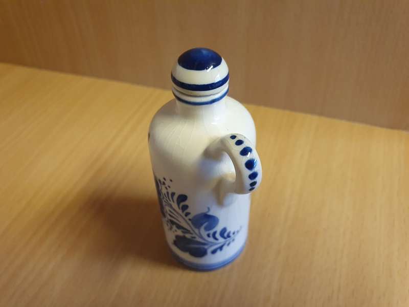 Small Blue & White Handpainted Delft Jug - 10cm x 4cm