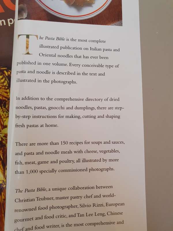 The Pasta Bible : Christian Teubner, Silvio Rizzi & Tan Leng (Hardcover)