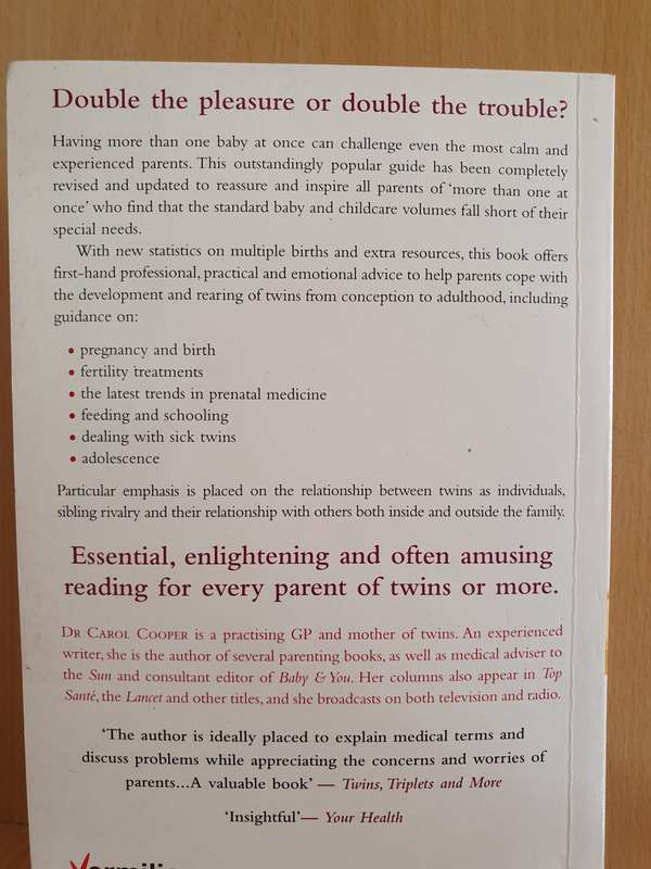 Twins & Multiple Births : Dr Carol Cooper (Paperback)