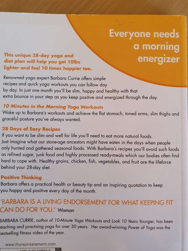 10 Minutes in the Morning - Yoga & Diet Plan : Barbara Currie (Paperback)
