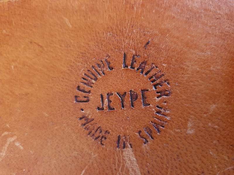 Vintage Genuine Leather Jewelry Box - Made in Spain